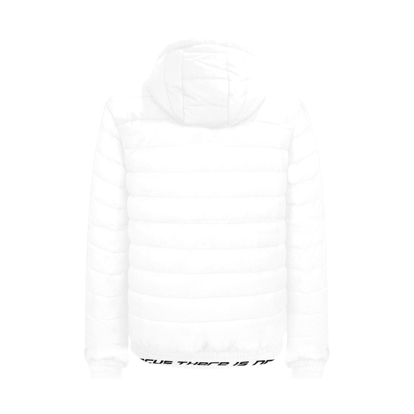 PE white puff coat